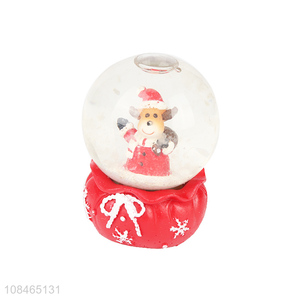 Factory supply Christmas snow globe holiday decor resin crafts