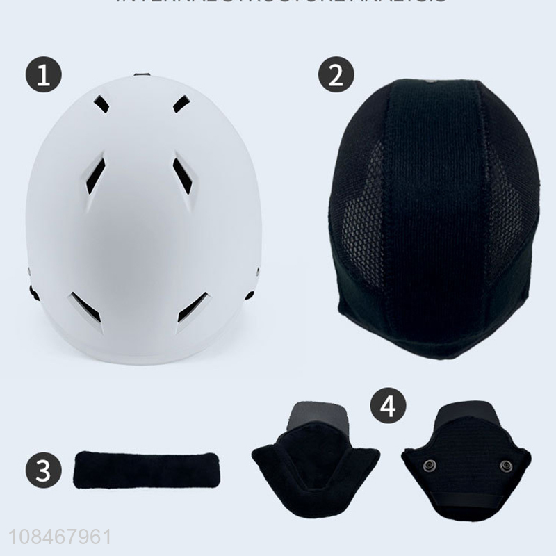 Wholesale shockproof cartoon printed ski & snowboard helmet for kids & adults