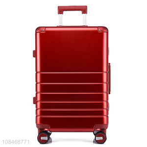 Hot sale fashion travel trunk PC universal wheel luggage