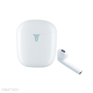 Custom logo 5.0 waterproof stereo wireless bluetooth earbuds with mic