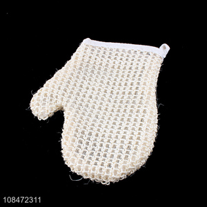 China supplier body deep cleansing tool bath gloves shower mitts