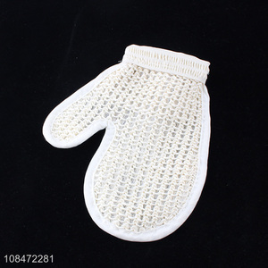 High quality exfoliating bath glove scrubber for body deap cleansing