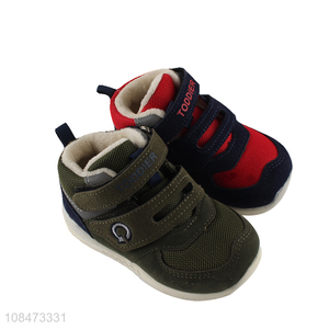 Best selling kids breathable winter sport cotton shoes