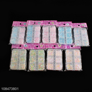 China market boxed mixed nail sequins nail decorations