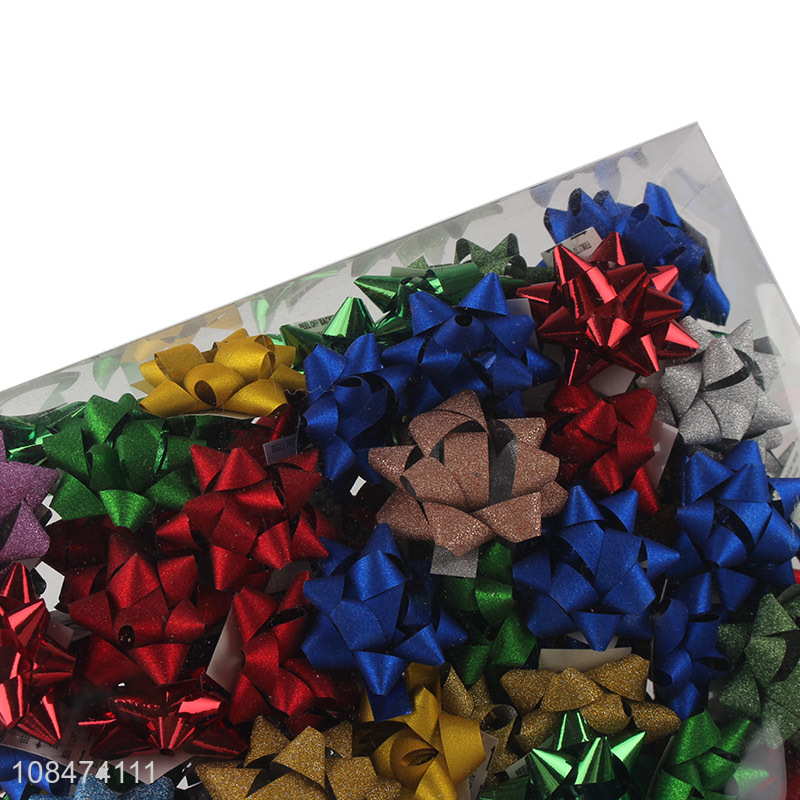 Wholesale pull flower bows for wedding birthday party decoration