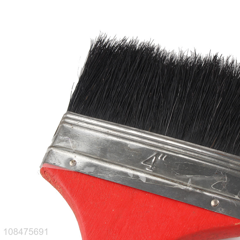 Hot sale wooden handle paint brush pig bristle brush