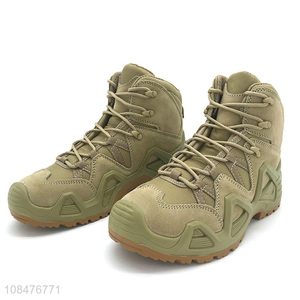 Best selling outdoor anti-slip men hiking boots tactical boots
