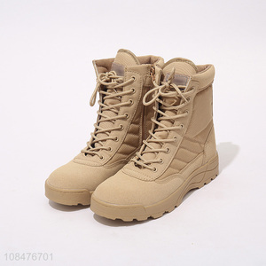 New arrival outdoor mountaineering training desert tactical boots