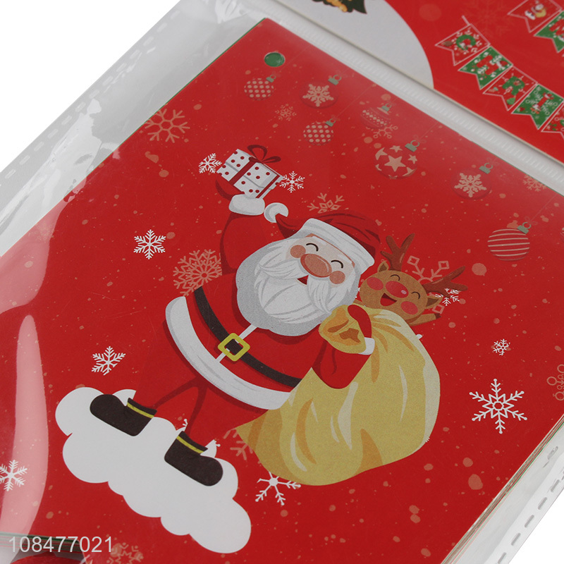 Good wholesale price paper card banner christmas decorations