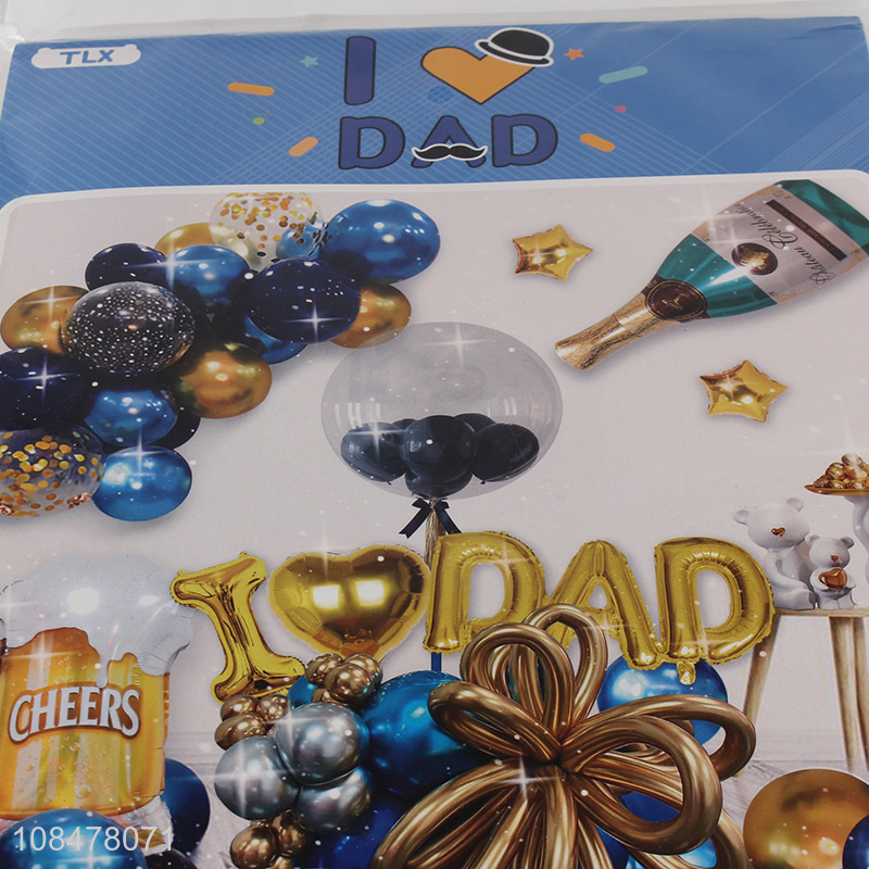 Wholesale I ♡ dad foil balloon father's day party decoration balloon