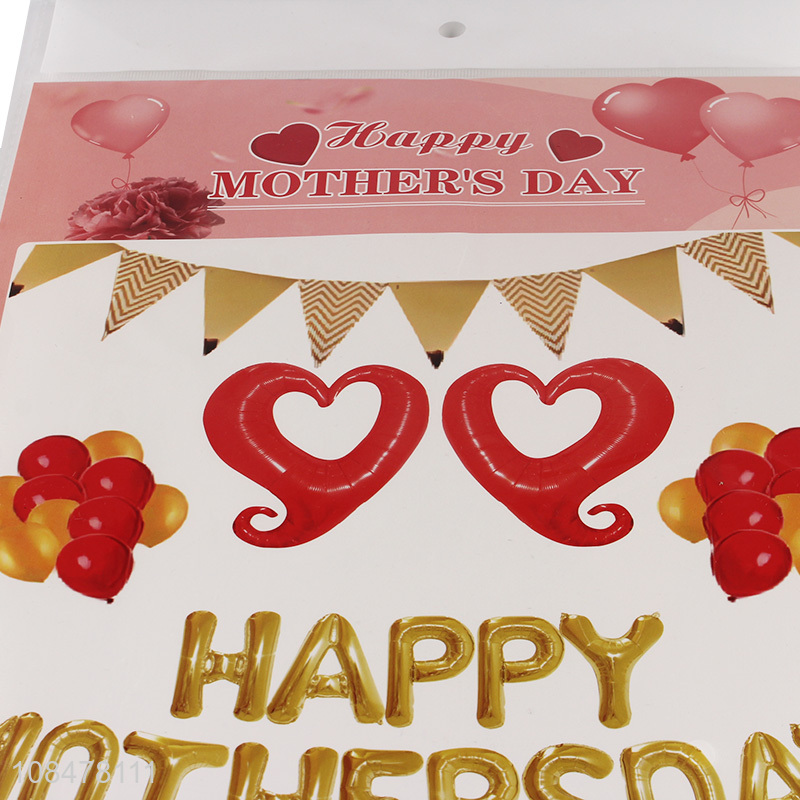 New products happy mother's day foil balloons party banner balloons