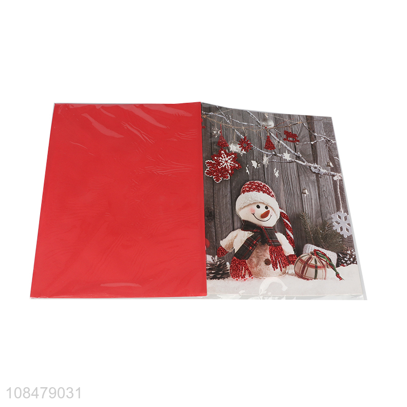Hot sale musical holiday Christmas greeting cards with light