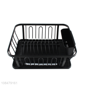 Hot selling aluminum wire dish drying rack plate rack for kitchen