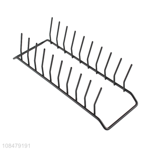 High quality simple style kitchen dish rak iron wire dish dying rack