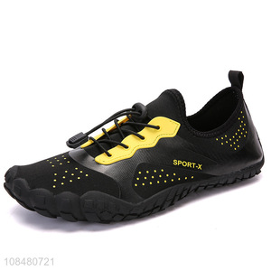 Good quality men quick-dry aqua shoes beach water shoes for pool