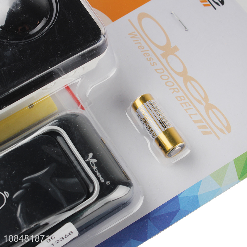New products battery operated wireless doorbell waterproof door bell kit