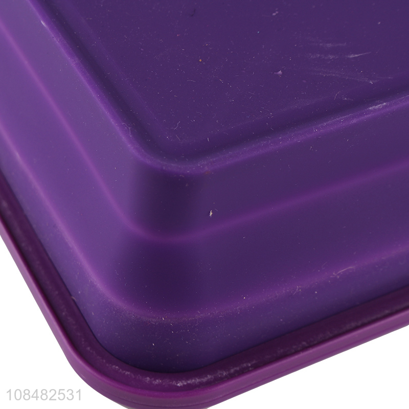 High quality outdoor airtight collapsible silicone bento box