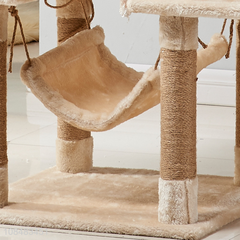 Factory wholesale simple sisal pillar cat climbing frame