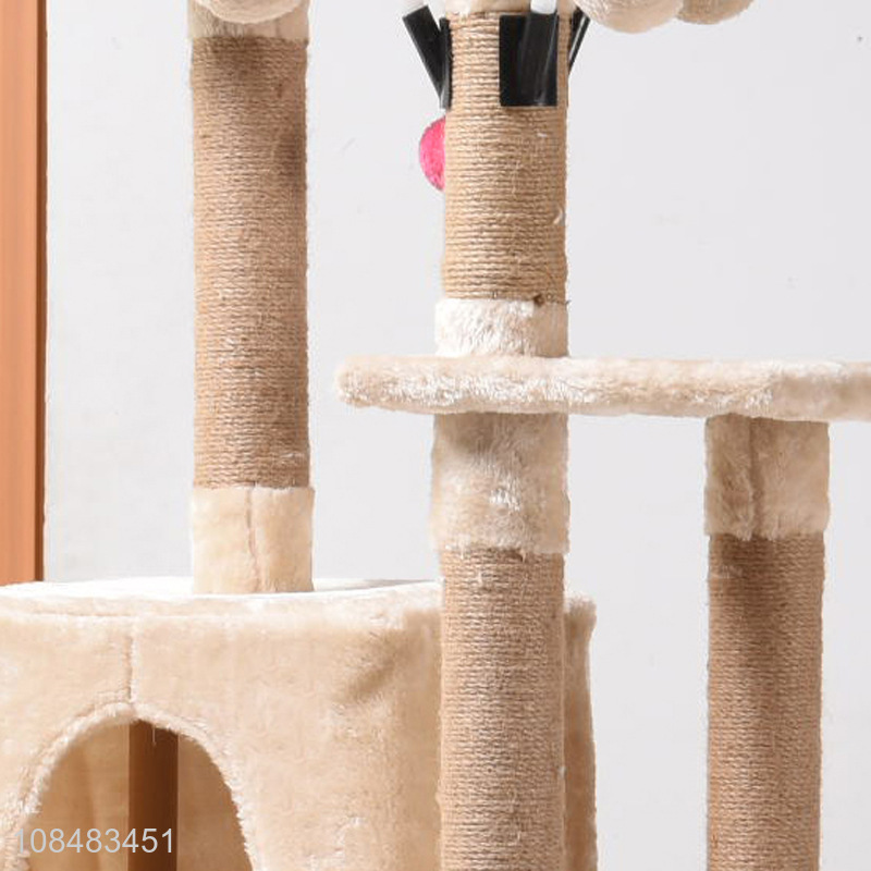 Factory wholesale simple sisal pillar cat climbing frame