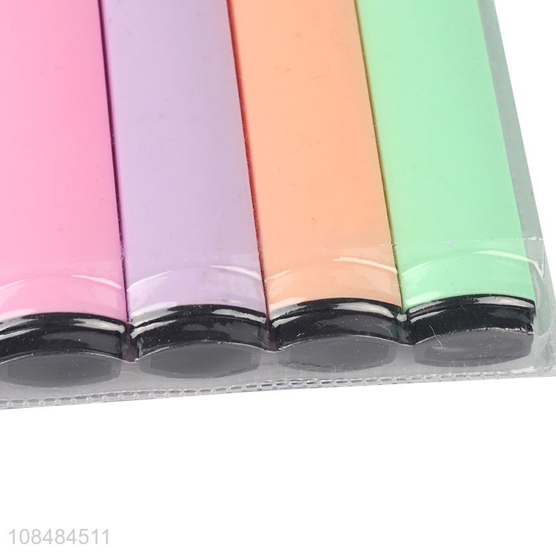 Hot selling 8 pieces pastel color quick drying highlighter pens