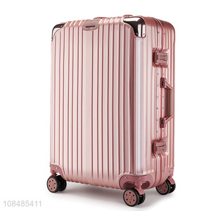 China supplier travel suitcase aluminum frame trunk