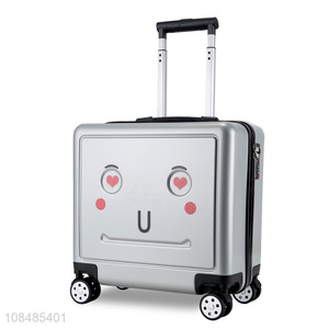Factory wholesale cartoon children trunk portable suitcase