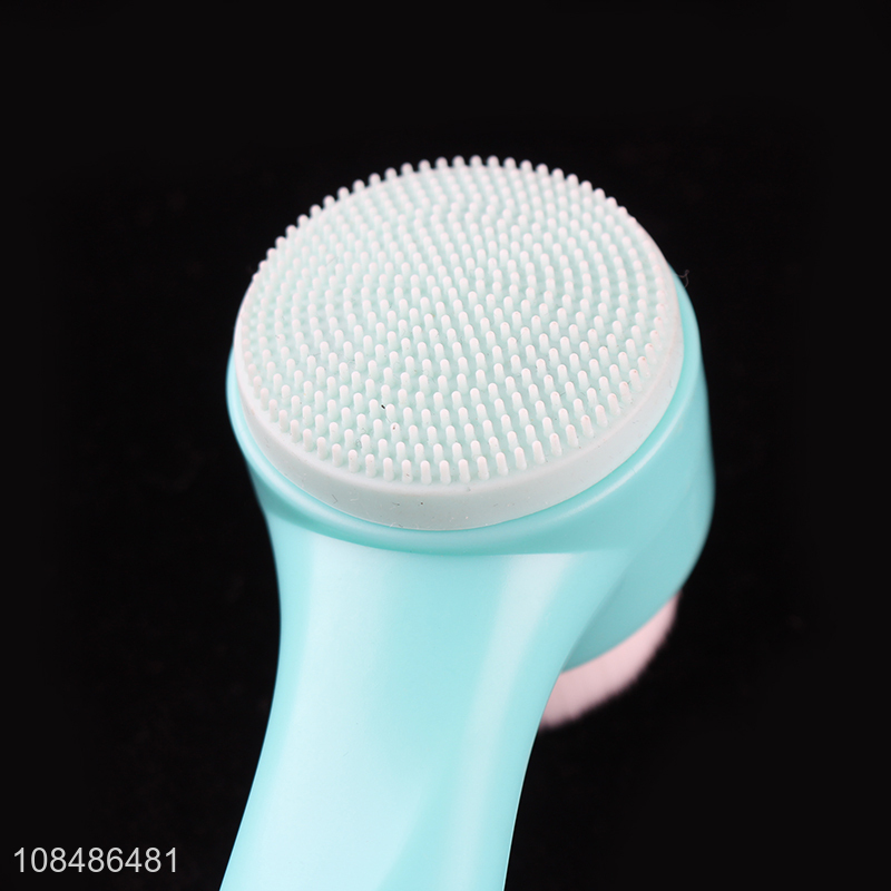 High quality comfortable double-sided facial cleansing brush