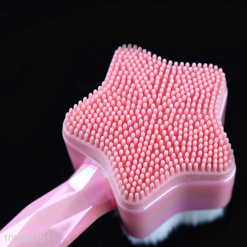 China wholesale double-sided massage facial cleansing brush