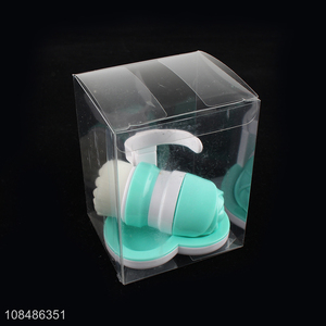 Top selling soft comfortable facial cleansing brush with holder