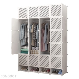 High quality home simple assembly wardrobe for sale
