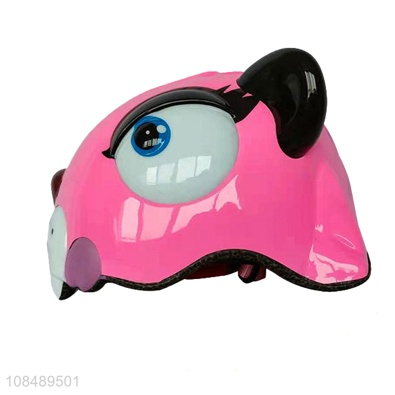Wholesale cute 3D tiger design safety breathable cycling helmet for kids