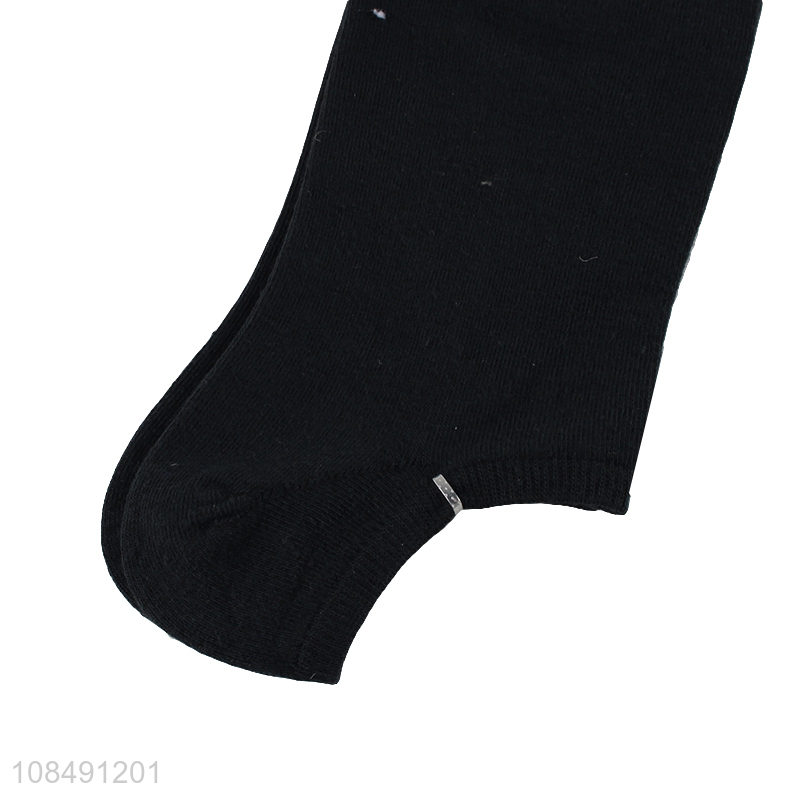 Factory price black men breathable short socks for sale