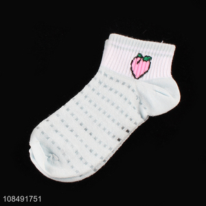 Hot products summer breathable short socks for children