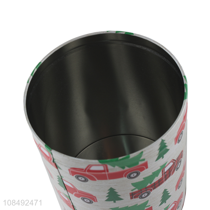 Hot sale 5pcs/set airtight metal cans cookie tin cans for holiday gifting