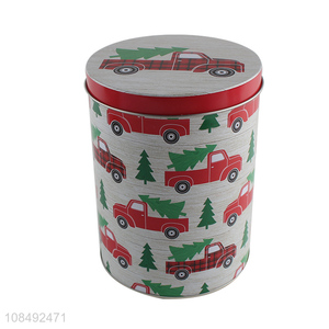 Hot sale 5pcs/set airtight metal <em>cans</em> cookie tin <em>cans</em> for holiday gifting