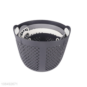 High quality plastic laundry basket storage basket