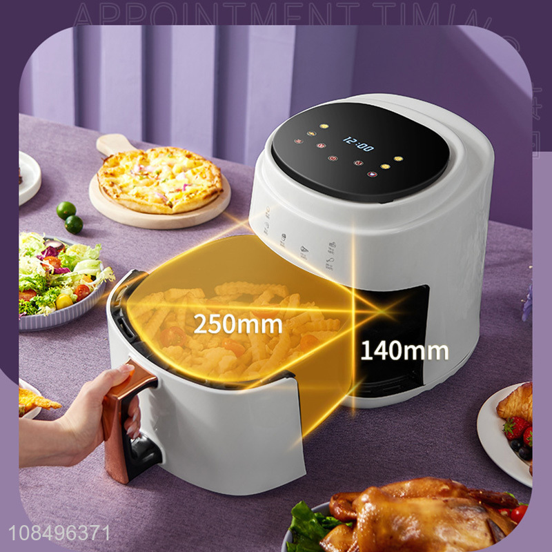 Hot selling 220V 1400W 8L large capacity non-stick oil-free air fryer wholesale