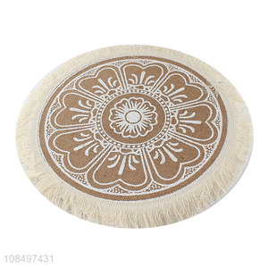 Online wholesale decorative anti-slip round place mats table mat