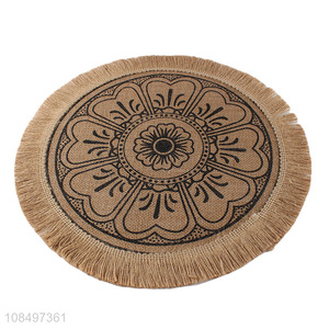 Wholesale from china round washable dining table mat for household