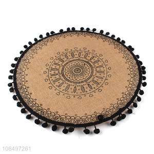 Wholesale from china heat resistant round table mat place mat