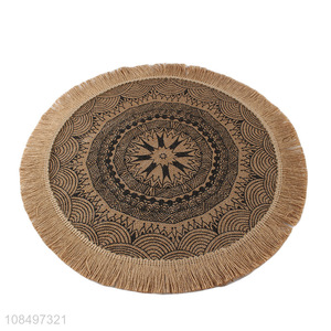 Online wholesale round dining table mat place mat for decoration
