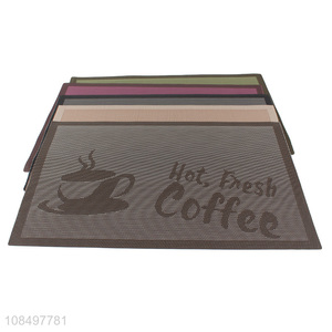 Good selling anti-slip household place mats coffee cup mats