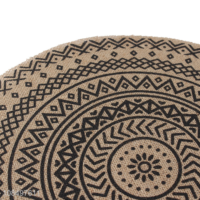 China factory round delicate design table mat dining place mats