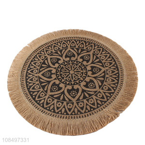 Hot selling anti-slip round table decoration place mats