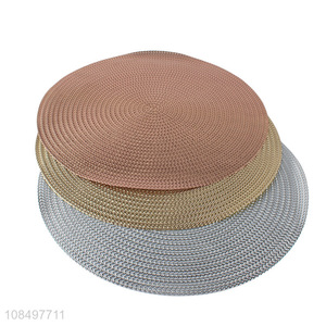 Most popular anti-slip round table decoration place mats for sale