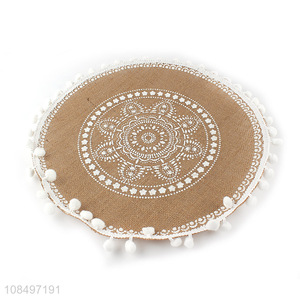 New arrival home use anti-slip round table mat place mats for sale