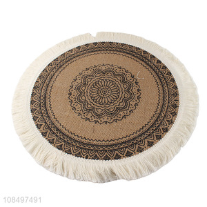 Low price home restaurant round table mat place mats for sale