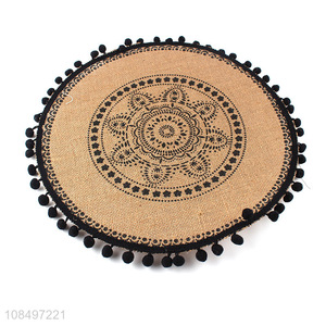 Good selling round anti-slip home restaurant dining table mat