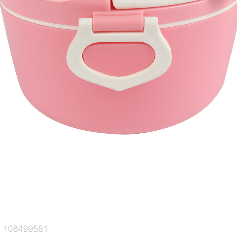 High quality cute single-layer lunch box plastic dinner box