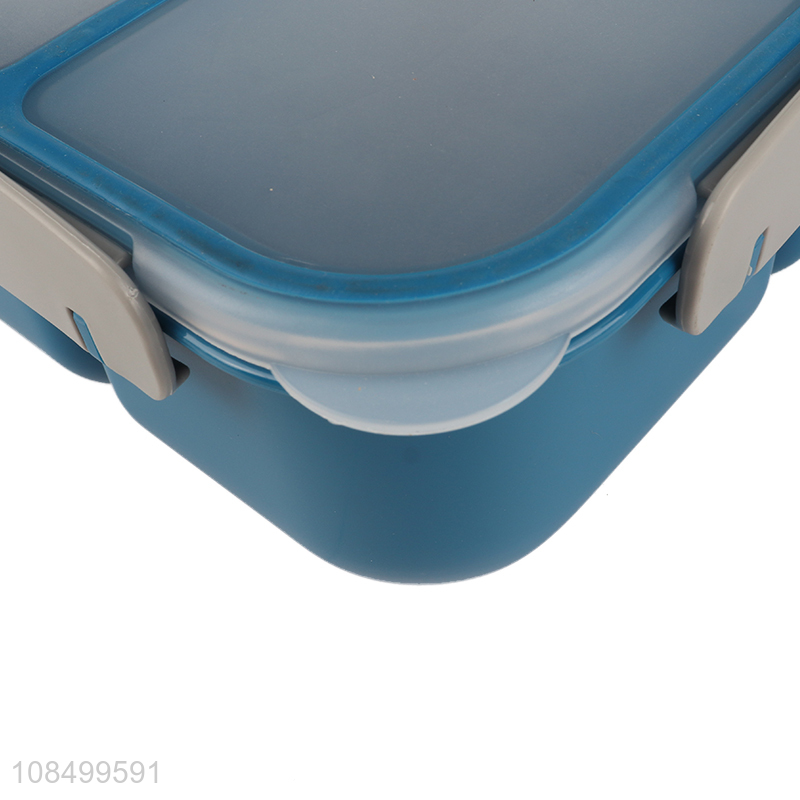 Factory direct sale self-sealing three-grid lunch box